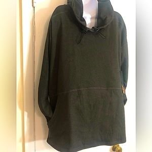 Mono B Gray Knit Pullover With Hood and Front Pockets. Men’s 1xl. New With Tags